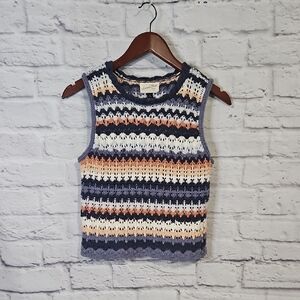Universal Thread Multicolor Striped Tank Top